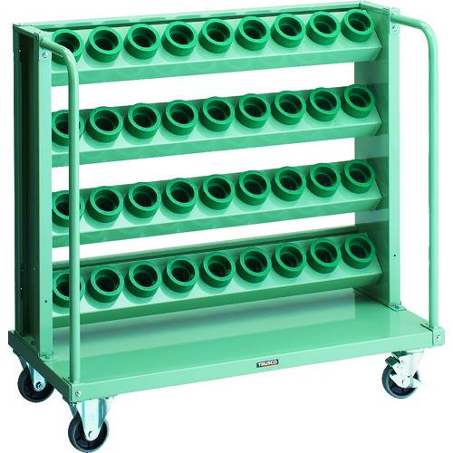 【SALE通貨価値】TRUSCO ( トラスコ中山 ) ツーリング手押し車 HSK63A BT40 NT40兼用 4段 36個納める ( VTLW-E410 )