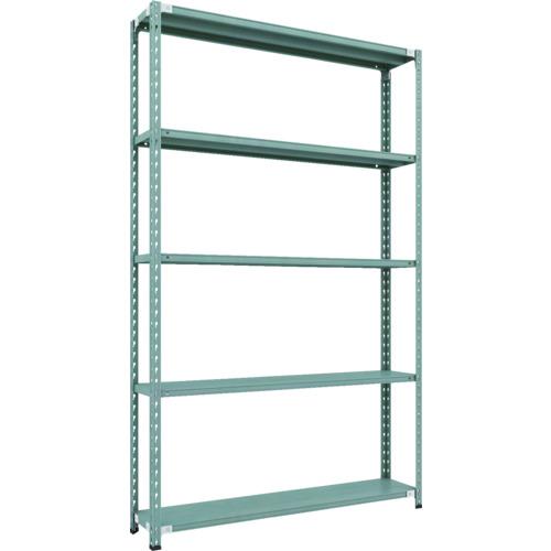 TRUSCO ( トラスコ中山 ) CB型セミボルトレス軽中量棚 1500X300XH2400 5段 緑であること ( CB-8535-GN ) その他-花・ガーデン・DIY