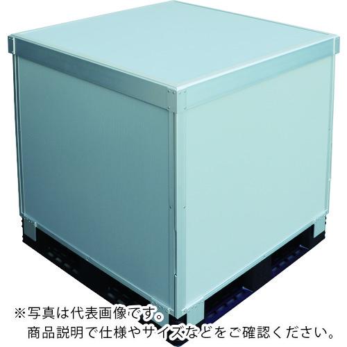 TRUSCO ( トラスコ中山 ) スタックカーゴ4面パネルタイプ 1100X1100XH900 ( SCP4-1190 )