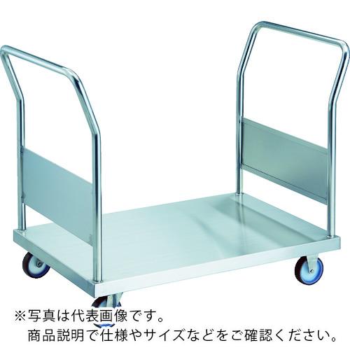 TRUSCO ( トラスコ中山 ) ステンレス鋼手押し車 オールステン両袖手押し車 1200X750 φ100NU ( AS-1W-100NU )