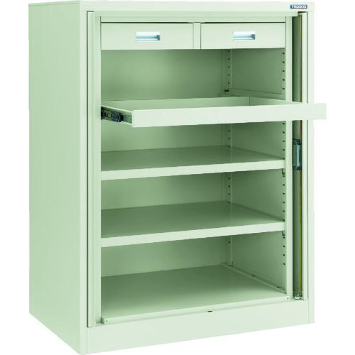 【SALE必要経費】TRUSCO ( トラスコ中山 ) フリッパードアーキャビネット 1010X650XH1335 抽き出し 横すべり棚板付 ( FPD-402SD )