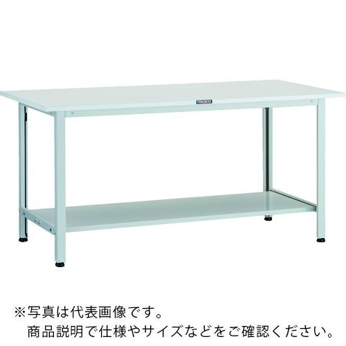TRUSCO ( トラスコ中山 ) 軽荷重作業台(200kg)AO型 1500X600XH740 下棚2枚付 ホワイト色 ( AO-1560LT2 ) 26,189円