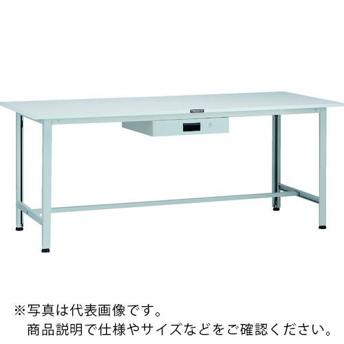TRUSCO ( トラスコ中山 ) 軽荷重作業台(200kg)AO型 1800X600XH740 薄型1段引出付 ホワイト色 ( AO-1860UDK1 )