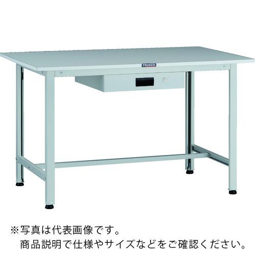 TRUSCO ( トラスコ中山 ) 軽掛け目御役目台(200kg)AO型 1200X600XH740 薄型1段引出付 白いこと色 ( AOR-1260UDK1 ) DIY・工具-花・ガーデン・DIY
