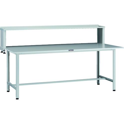 TRUSCO ( トラスコ中山 ) 軽荷重作業台(200kg)AOR型 1800X900XH1044(全高) 上棚付 ホワイト色 ( AOR-1890YURB )