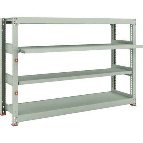 TRUSCO ( トラスコ中山 ) スチールラック M3型中量棚 1800X471XH1200 4段うちスライド2段 単体 ( M3-4652M2 )