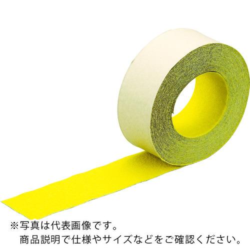 【SALE必要経費】TRUSCO ( トラスコ中山 ) ノン横すべり磁気テープ 室外用 50mmX5m 10巻お纏め品 黄 ( TNS50-10 Y )