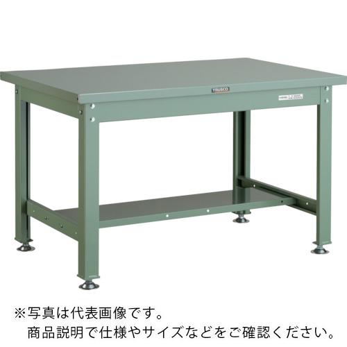 TRUSCO ( トラスコ中山 ) 中荷重作業台(2000kg)DW型 900X750XH740 基本タイプ グリーン色 ( SDW-900 )