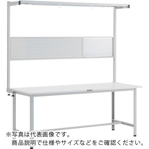 TRUSCO ( トラスコ中山 ) 軽荷重作業台(300kg)AE型 1800X600XH1948(全高) ツールハンガーフルセット付 ホワイト色 ( AE-1860THFS W )