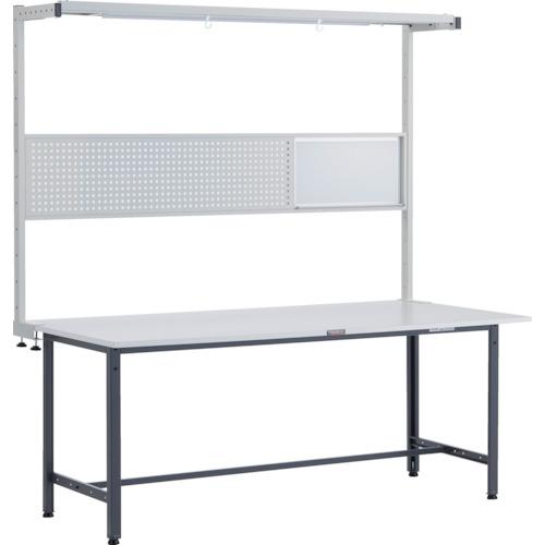 TRUSCO ( トラスコ中山 ) 軽荷重作業台(300kg)AE型 1800X900XH1948(全高) ツールハンガーフルセット付 ダークグレー色 ( RAE-1809THFS DG )