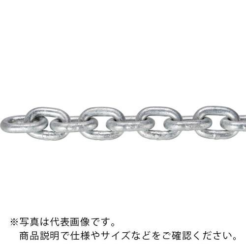 TRUSCO ( トラスコ中山 ) JIS F2106第一種規格相当 ショートリンクチェーン スチール ドブメッキ 線径13mm×長さ24.1M~25.0M ( TIC-13-SH-D-25C )