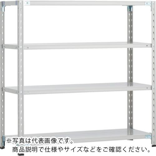 TRUSCO ( トラスコ中山 ) CB型セミボルトレス軽中量棚 1800X450XH1200 4段 WG色 ( CB-4644-WG )