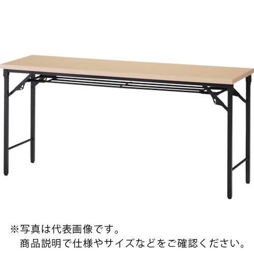 【SALE必要経費】TRUSCO ( トラスコ中山 ) 折りたたみ話し合い時刻表 1500X600XH700 棚板付 自然的 ( TSTT-1560-C )