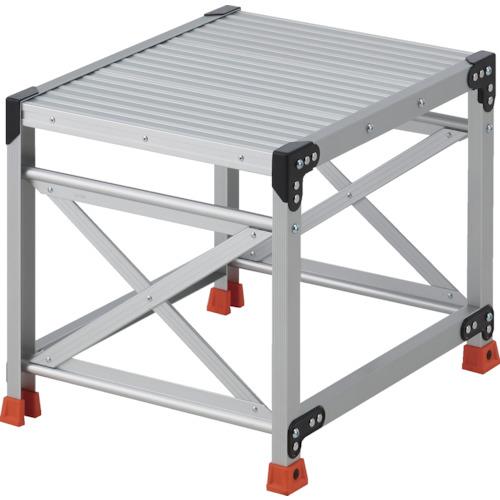 TRUSCO ( トラスコ中山 ) 作業用踏台 1段 高さ0.5m 天板500×600 ( TSF-1565 )