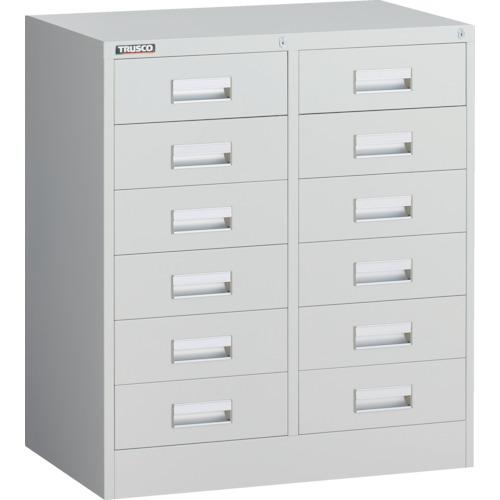 TRUSCO ( トラスコ中山 ) VR型収納家具 767X500XH880 2列6段 白いこと色 ( VR-L66-AW ) その他-DIY・工具