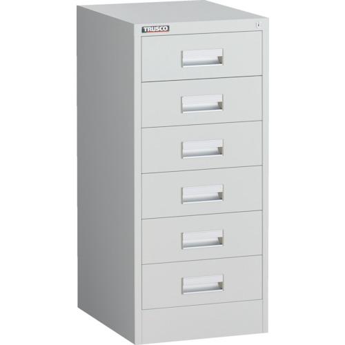 TRUSCO ( トラスコ中山 ) VR型収納家具 393X500XH880 抽き出し6段 白いこと色 ( VR-L6-AW )