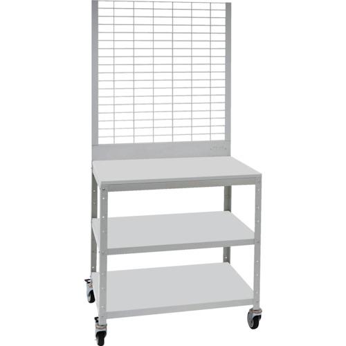 TRUSCO ( トラスコ中山 ) スーパーラックデスク型メッシュパネル式 ウレタン車輪付 ( BDD-993L1TNUW )