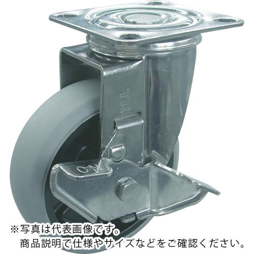 TRUSCO ( トラスコ中山 ) ナイロンホイールウレタンキャスター ステン金具自在S付 Φ100 ( TYSGUJ-100S )