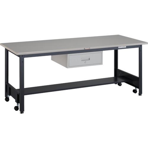 【SALE価格】TRUSCO ( トラスコ中山 ) 中荷重作業台(500kg)CFW型 1800X750XH740 1段引出付 ダークグレー色 ( CFWS-1875F1 )|Orange Tool Tokiwa