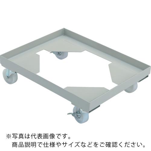 TRUSCO ( トラスコ中山 ) 箱手押し車 内寸580X400 ナイロン車 自在ストッパー付X2 ( B-4BS )