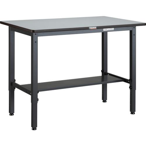 TRUSCO ( トラスコ中山 ) 軽荷重作業台高さ調節式(250kg)AWM型 1200X750XH700~910 基本タイプ ダークグレー色 ( AWMP-1275 )