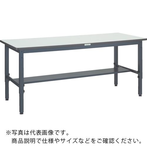 TRUSCO ( トラスコ中山 ) 軽荷重作業台高さ調節式(250kg)AWM型 1800X900XH700~910 基本タイプ ダークグレー色 ( AWMR-1890 )｜Orange Tool Tokiwa