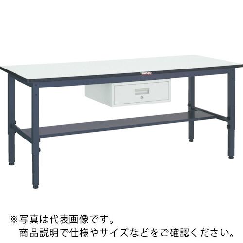 TRUSCO ( トラスコ中山 ) 軽荷重作業台高さ調節式(250kg)AWM型 900X600XH700~910 1段引出付 ダークグレー色 ( AWMS-0960F1 )|Orange Tool Tokiwa