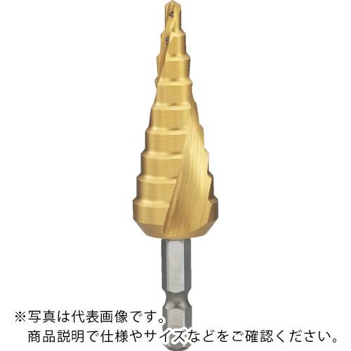 TRUSCO ( トラスコ中山 ) 六角軸ステップドリル 2枚刃チタンコーティング 5~19mm ( TSDSC19 )