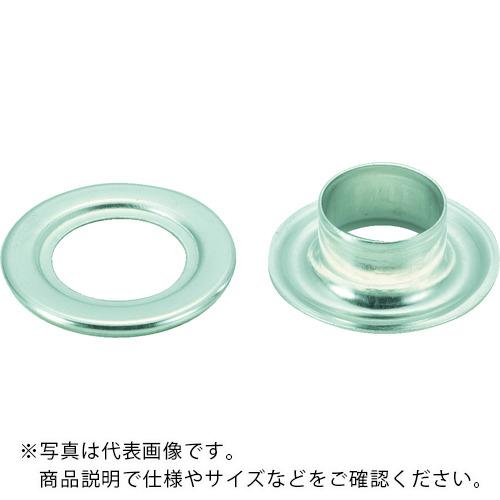 TRUSCO ( トラスコ中山 ) 両面ハトメ 軽銀 10粍 2000組入 (袋入) ( THP-A10C )