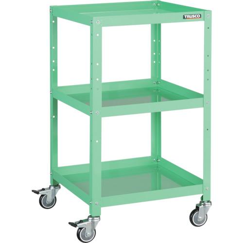 TRUSCO ( トラスコ中山 ) ツールワゴン ラビットワゴン 500X500 ウレタン車輪 ヤンググリーン ( RBW-953U YG )