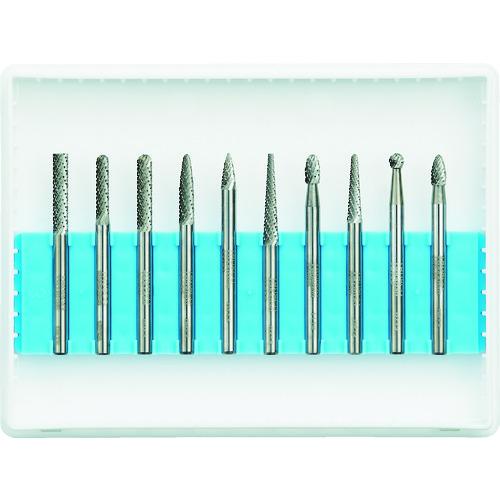 TRUSCO ( トラスコ中山 ) 超硬バーセットAシリーズ 軸3mm 刃径3mm 10本セット ( TB-A030-10S )|Orange Tool Tokiwa