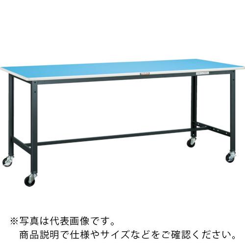 TRUSCO ( トラスコ中山 ) 軽荷重作業台(125kg)BE型 900X750XH806 φ75キャスター付 ダークグレー色 ( BE-0975C75 )