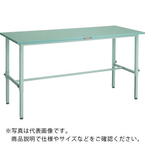 TRUSCO ( トラスコ中山 ) 軽荷重作業台高さ調節式(150kg)AEM型 1500X750XH650~950 基本タイプ ホワイト色 ( SAEM-1500 W )|Orange Tool Tokiwa