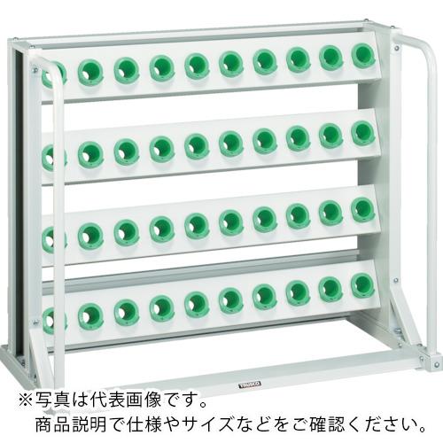 TRUSCO ( トラスコ中山 ) ツーリングラック BT・NT40兼用 40個収納 ロック付 ヤンググリーン色 ( VTL-410-YG )｜Orange Tool Tokiwa