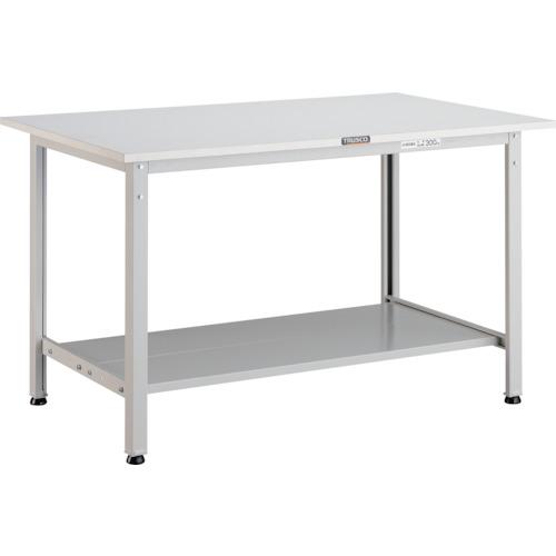 TRUSCO ( トラスコ中山 ) 軽荷重作業台(300kg)AE型 900X600XH740 下棚2枚付 ホワイト色 ( AE-0960LT2 W )