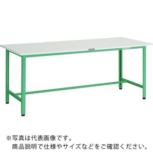 TRUSCO ( トラスコ中山 ) 軽荷重作業台(300kg)AE型 1500X750XH740 基本タイプ ヤンググリーン色 ( AE-1500 YG )｜Orange Tool Tokiwa