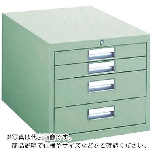 TRUSCO ( トラスコ中山 ) 作業台用キャビネット 4段 グリーン ( D-4Z )