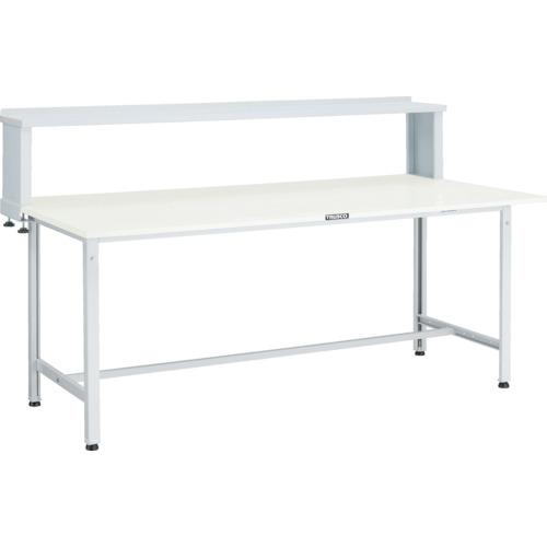 TRUSCO ( トラスコ中山 ) 軽荷重作業台(300kg)AE型 1800X750XH1044(全高) 上棚付 ホワイト色 ( RAE-1800YURB W )｜Orange Tool Tokiwa