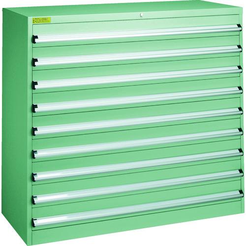 TRUSCO ( トラスコ中山 ) VE13S型キャビネット 1300X550XH1200 引出9段 ( VE13S-1206 )