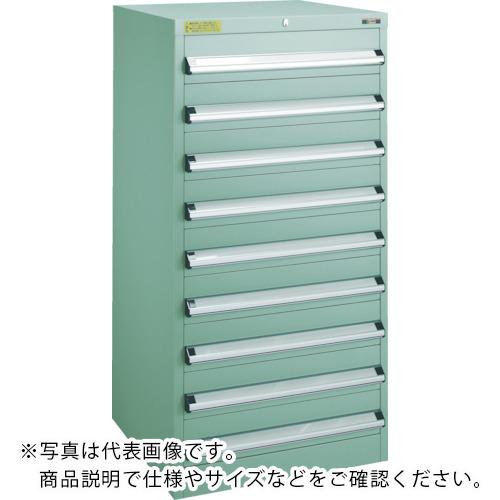 TRUSCO ( トラスコ中山 ) VE6S型中量押し入れ 600×550×H1200 抽き出し8段 ( VE6S-1209 )