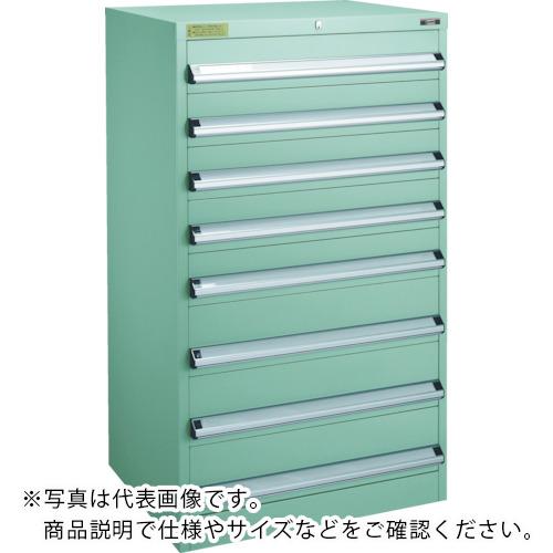 【SALE必要経費】TRUSCO ( トラスコ中山 ) VE7S型中量収納家具 700×550×H1200 抽き出し8段 ( VE7S-1205 )