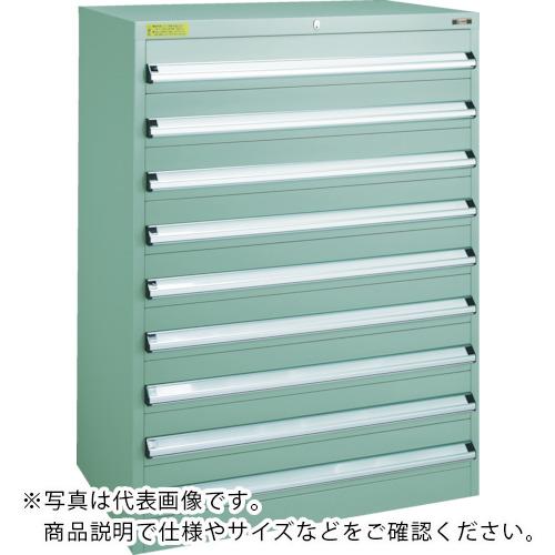 TRUSCO ( トラスコ中山 ) VE9S型中量収納家具 880X550XH1200 引き出し8段 ( VE9S-1209 )