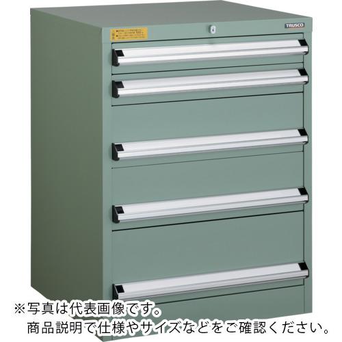 TRUSCO ( トラスコ中山 ) VE9S型中量押し入れ 880×550×H800 抽き出し5段 ( VE9S-807 )