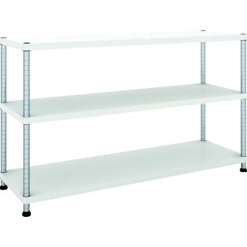 【SALE価格】TRUSCO ( トラスコ中山 ) スチールラック フェニックスラック 1500X450 3段 W色 抗菌粉体塗装 ( PER-3543-W )