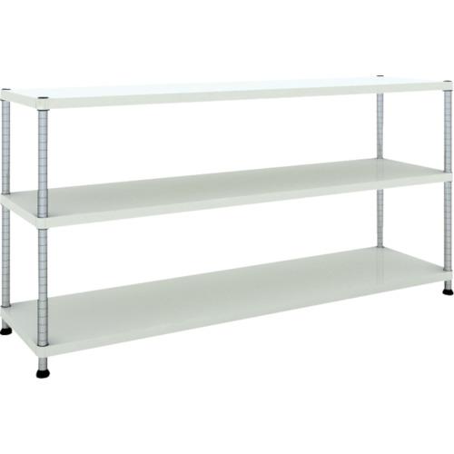 【SALE価格】TRUSCO ( トラスコ中山 ) スチールラック フェニックスラック 1800X450 3段 W色 抗菌粉体塗装 ( PER-3643-W )