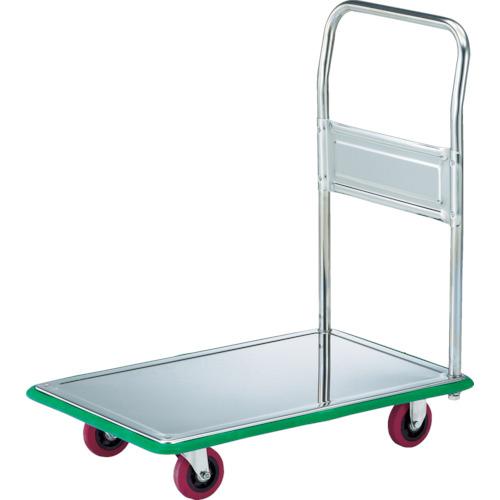 TRUSCO ( トラスコ中山 ) オールSUS製運搬車 固定式 740X480 省音ウレタン車 ( SUS-108NU )