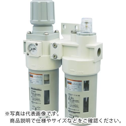 TRUSCO ( トラスコ中山 ) FRLユニット 口径Rc3/8(2点セット) ( TACP403-10 )