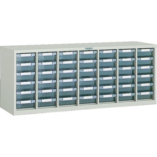【SALE通貨価値】TRUSCO ( トラスコ中山 ) ウォールユニットコンビWUN型部分品入れもの 792X240XH314 抽き出しX42 ( WUN-42B )
