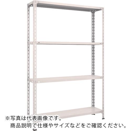TRUSCO ( トラスコ中山 ) スチール写真仕合わせ 軽さ棚開放的型 W1200XD300XH1800 4段 ネオ薄墨色 ( 64V-14 NG(ﾈｵｸﾞﾚｰ) )