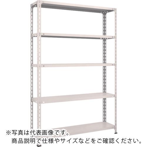 TRUSCO ( トラスコ中山 ) スチール写真仕合わせ 軽さ棚開放的型 W1200XD300XH1800 5段 ネオ薄墨色 ( 64V-15 NG(ﾈｵｸﾞﾚｰ) )